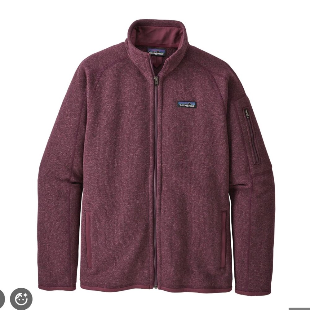 Patagonia Burgundy Better Sweater Zip Up Fleece XS